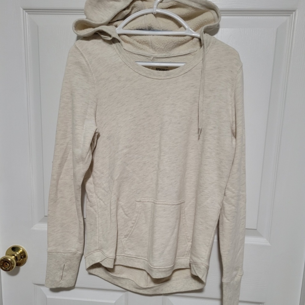 Cream colored hoodie
